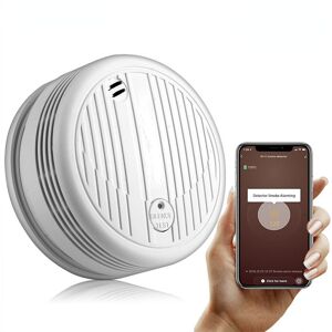 GreenZech WiFi Smoke Detector Smoke Network Alarm Sensor Work with Tuya Smart Life APP GreenZech WiFi Smoke Detector Smoke Network Alarm Sensor Work with Tuya Smart Life APP