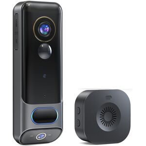 Tlily 2K Dual-Camera Wireless Doorbell with AI Human Detection, Night Vision, No Subsc Tlily 2K Dual-Camera Wireless Doorbell with AI Human Detection, Night Vision, No Subsc