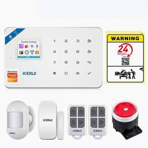 GreenZech (Set 1) Smart WIFI GSM Security Alarm System Burglar Motion Detector Smoke Door GreenZech (Set 1) Smart WIFI GSM Security Alarm System Burglar Motion Detector Smoke Door