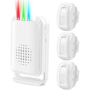 Unbranded (1Receiver 3Sensors) Wireless Motion Sensor Door Chime, GREENCYCLE Motion Sensor Unbranded (1Receiver 3Sensors) Wireless Motion Sensor Door Chime, GREENCYCLE Motion Sensor