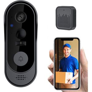 STOYOTU (Black) Doorbell Camera Wireless Doorbell with Chime Smart Home WIFI HD Outdoor STOYOTU (Black) Doorbell Camera Wireless Doorbell with Chime Smart Home WIFI HD Outdoor