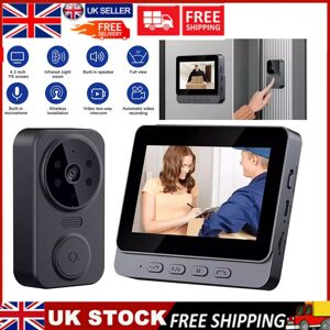- Senza marca/Generico - Wireless Doorbell with Monitor, 1080p HD Wireless Security Video Doorbell Camera - Senza marca/Generico - Wireless Doorbell with Monitor, 1080p HD Wireless Security Video Doorbell Camera