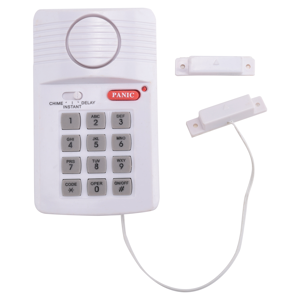 Bez marki Loud Wireless Door Alarm Security Pin Panic Keypad for Home Office Bez marki Loud Wireless Door Alarm Security Pin Panic Keypad for Home Office