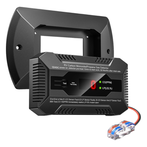 Saudism RV Dual LP/CO Alarm,RV Carbon Monoxide & Propane Gas Detector with Separate LED Saudism RV Dual LP/CO Alarm,RV Carbon Monoxide & Propane Gas Detector with Separate LED