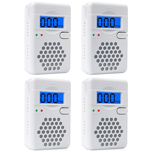 Saudism Carbon Monoxide Detectors, Portable CO Alarm Detector Device with LED Digital Di Saudism Carbon Monoxide Detectors, Portable CO Alarm Detector Device with LED Digital Di