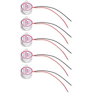 Unbranded 5Pcs Buzzer Alarm Electric Piezo Beep Active 80dB Unbranded 5Pcs Buzzer Alarm Electric Piezo Beep Active 80dB