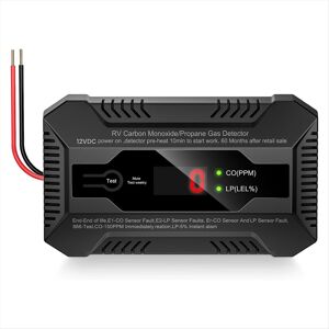 merkloos RV Carbon Monoxide and Propane Gas Detector, Dual LP/CO Gas Alarm merkloos RV Carbon Monoxide and Propane Gas Detector, Dual LP/CO Gas Alarm