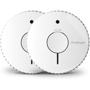 FireAngel Optical Smoke Alarm 2-Pack - FA6615-R 10-Year Smoke Alarms for Home wi FireAngel Optical Smoke Alarm 2-Pack - FA6615-R 10-Year Smoke Alarms for Home wi