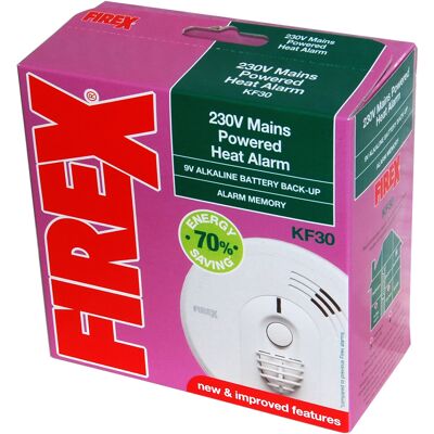KIDDE Kf30 Mains Heat Alarm KIDDE Kf30 Mains Heat Alarm