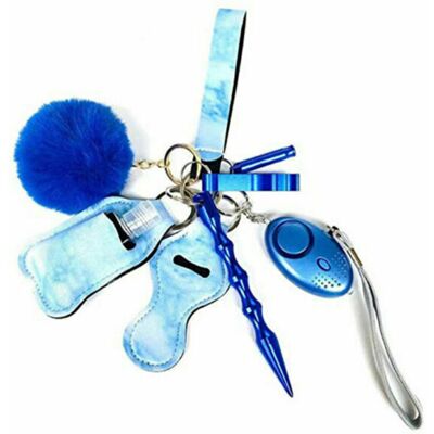 Unbranded (Blue) Defense Key Chain Set Keychain Pendant Personal Alarm Protection Safety Unbranded (Blue) Defense Key Chain Set Keychain Pendant Personal Alarm Protection Safety