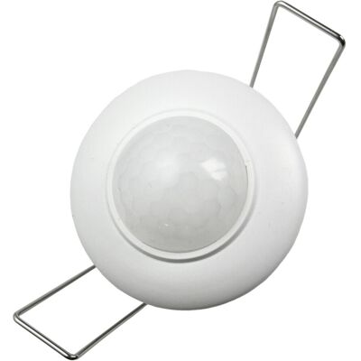 Loops Mini Adjustable PIR Occupancy Sensor 400W Auto Timer Reset Ceiling Light Switch Loops Mini Adjustable PIR Occupancy Sensor 400W Auto Timer Reset Ceiling Light Switch