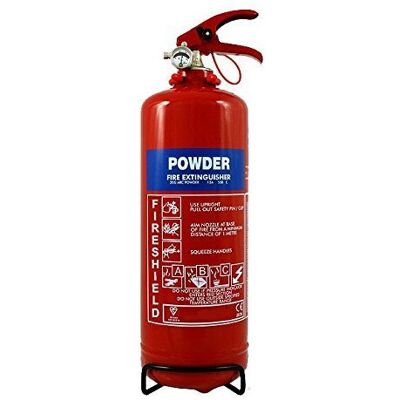 FireShield PRO 2kg ABC Dry Powder Extinguisher with Bracket – Home, Car, Caravan FireShield PRO 2kg ABC Dry Powder Extinguisher with Bracket – Home, Car, Caravan