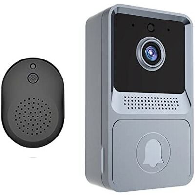 Frunimall Wireless Video Doorbell Camera, Smart Ring Doorbell with Chime, Night Vision Hom Frunimall Wireless Video Doorbell Camera, Smart Ring Doorbell with Chime, Night Vision Hom