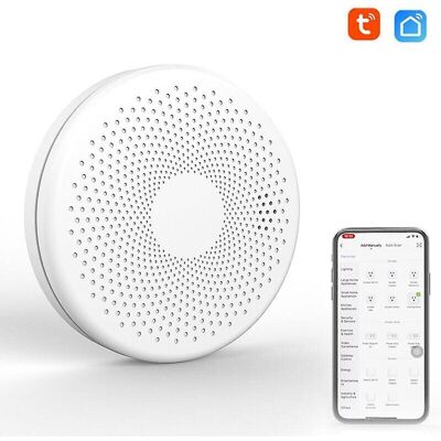 Unbranded Wifi 2 In 1 Carbon Monoxide Smart Smoke Detector Gas Detector Sound Flash Light Unbranded Wifi 2 In 1 Carbon Monoxide Smart Smoke Detector Gas Detector Sound Flash Light