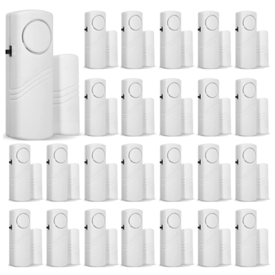 Jojomino 24Pcs Door and Window Alarm Electronic Alarm Window Alarm Sensor Anti-Burglary W Jojomino 24Pcs Door and Window Alarm Electronic Alarm Window Alarm Sensor Anti-Burglary W