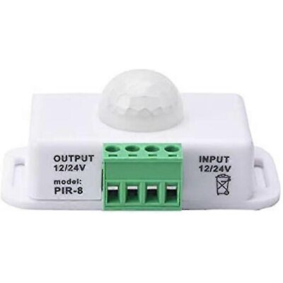 Kikidex (As show, One size) PIR Infrared Motion Sensor Detector, DC 12V-24V Strip Light Kikidex (As show, One size) PIR Infrared Motion Sensor Detector, DC 12V-24V Strip Light