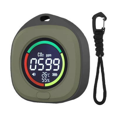 Saudism 4 in 1 CO CO2 Detector Alarm Temp Humidity Sensor HD LCD Display Temperature for Saudism 4 in 1 CO CO2 Detector Alarm Temp Humidity Sensor HD LCD Display Temperature for