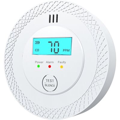 Unbranded Carbon Monoxide Detector LCD Digital Display Security Protection Gas Detector 1 Unbranded Carbon Monoxide Detector LCD Digital Display Security Protection Gas Detector 1
