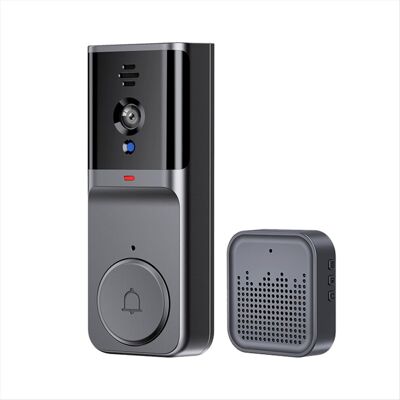 Typecat Smart Doorbell Camera with 2-Way Audio, Infrared Night Vision, IP65 Wa Typecat Smart Doorbell Camera with 2-Way Audio, Infrared Night Vision, IP65 Wa