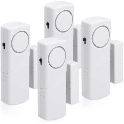 Unbranded Sentry Pro Series, Magnetic Contact Door Alarms with Remote Control, 90dB Loud A Unbranded Sentry Pro Series, Magnetic Contact Door Alarms with Remote Control, 90dB Loud A