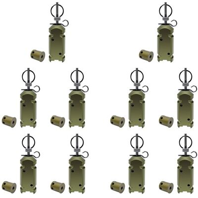Unbranded 10X Perimeter Trip Wire Alarm Device 12 Gauge Accessories with 22 Option Early W Unbranded 10X Perimeter Trip Wire Alarm Device 12 Gauge Accessories with 22 Option Early W