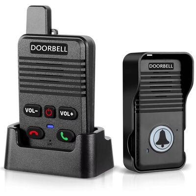 Jojomino Wireless Voice Duplex Intercom Doorbell House Home Audio with Rechargeable Batte Jojomino Wireless Voice Duplex Intercom Doorbell House Home Audio with Rechargeable Batte