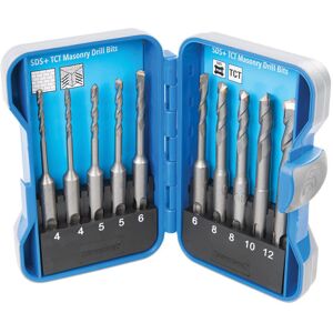 Unbranded Silverline SDS Plus Tct Masonry Drill Bit Set 10pce 10 Pce 4 - 12mm - Diy Sets -