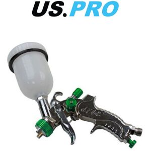 US PRO Mini HVLP Spray Gun 120ML Cup 1.0mm Nozzle 8771 US PRO Mini HVLP Spray Gun 120ML Cup 1.0mm Nozzle 8771