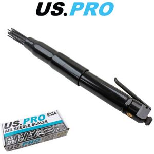 US PRO Air Needle Scaler Descaler Rust Remover De-ruster 8324 US PRO Air Needle Scaler Descaler Rust Remover De-ruster 8324
