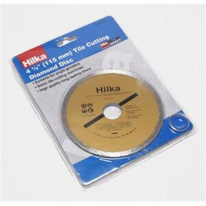 Hilka 51302115 Tile Cutting Diamond Disc 4.1/2" (115mm) Hilka 51302115 Tile Cutting Diamond Disc 4.1/2" (115mm)