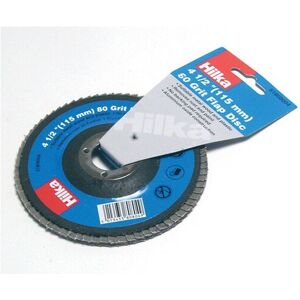 Hilka 51606004 Flap Disc 4.1/2" (115mm) 60 Grit Hilka 51606004 Flap Disc 4.1/2" (115mm) 60 Grit