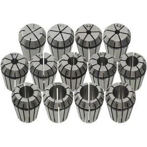 vidaXL 13x ER20 Collets Turning Tool Set Milling Machine Tool Workpiece Holder vidaXL 13x ER20 Collets Turning Tool Set Milling Machine Tool Workpiece Holder