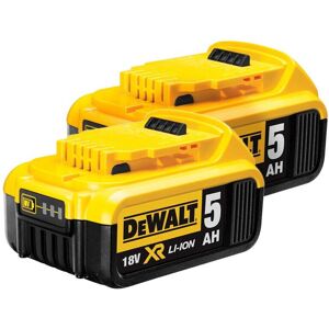 Unbranded DeWalt DCB184X2 Twinpack 18v 5.0Ah XR Li-Ion Batteries Unbranded DeWalt DCB184X2 Twinpack 18v 5.0Ah XR Li-Ion Batteries