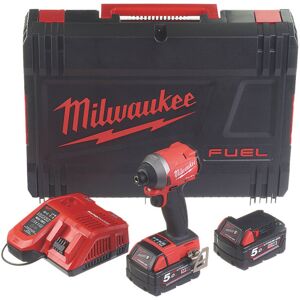 REFURBISHED Milwaukee M18FID2-502X Fuel 18V 5Ah Li-ion Redlithium Cordless Impact Driver REFURBISHED Milwaukee M18FID2-502X Fuel 18V 5Ah Li-ion Redlithium Cordless Impact Driver