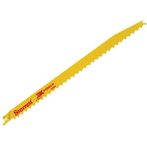 Starrett BT123-5 Bi-Metal Reciprocating Blade, Wood Tapered 300mm 3 TPI (Pack 5) Starrett BT123-5 Bi-Metal Reciprocating Blade, Wood Tapered 300mm 3 TPI (Pack 5)
