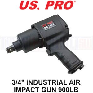 US PRO 3/4" Air Impact Wrench Gun Torque 1200nm, 885ft-lb Twin hammer US PRO 3/4" Air Impact Wrench Gun Torque 1200nm, 885ft-lb Twin hammer