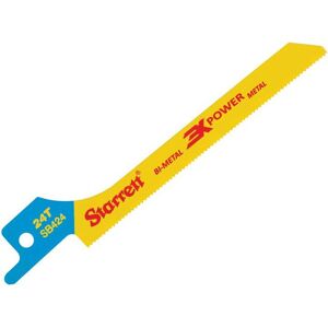 Starrett SB424-5 Bi-Metal Reciprocating Blade Metal Scroll 100mm 24 TPI Pack 5 Starrett SB424-5 Bi-Metal Reciprocating Blade Metal Scroll 100mm 24 TPI Pack 5