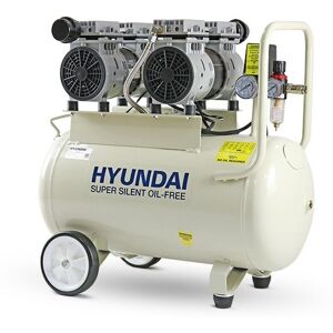 Hyundai 50 Litre Air Compressor, 11CFM/100psi, Oil Free, Low Noise, Electric 2hp Hyundai 50 Litre Air Compressor, 11CFM/100psi, Oil Free, Low Noise, Electric 2hp