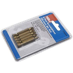 Hilka 50mm 37950305 Titanium Coated Pozi Screwdriver Bit Set 50 mm Hilka 50mm 37950305 Titanium Coated Pozi Screwdriver Bit Set 50 mm