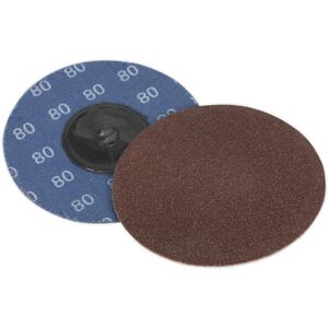 Loops 10 PACK - 75mm Quick Change Mini Sanding Discs - 80 Grit Aluminium Oxide Sheet Loops 10 PACK - 75mm Quick Change Mini Sanding Discs - 80 Grit Aluminium Oxide Sheet