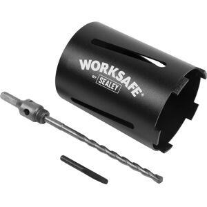 Loops 117mm x 150mm - Dry Diamond Core Drill Hole Saw - Hex Drive Adaptor - Drill Bit Loops 117mm x 150mm - Dry Diamond Core Drill Hole Saw - Hex Drive Adaptor - Drill Bit