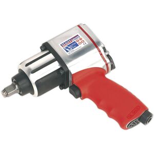 Loops Twin Hammer Air Impact Wrench - 1/2" Sq Drive - 1/4" BSP Inlet - Reverse Action Loops Twin Hammer Air Impact Wrench - 1/2" Sq Drive - 1/4" BSP Inlet - Reverse Action