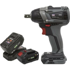Loops 20V Brushless Impact Wrench Kit - 300Nm Torque - Includes 2 Batteries & Charger Loops 20V Brushless Impact Wrench Kit - 300Nm Torque - Includes 2 Batteries & Charger