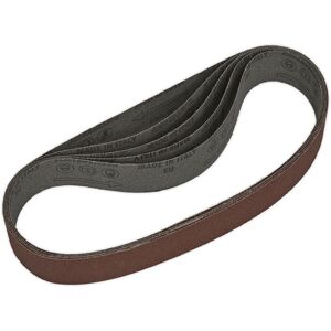 Loops 5 PACK - 30mm x 540mm Sanding Belts - 80 Grit Aluminium Oxide Cloth Backed Loop Loops 5 PACK - 30mm x 540mm Sanding Belts - 80 Grit Aluminium Oxide Cloth Backed Loop