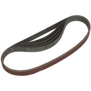Loops 5 PACK - 25mm x 762mm Sanding Belts - 60 Grit Aluminium Oxide Slim Detail Loop Loops 5 PACK - 25mm x 762mm Sanding Belts - 60 Grit Aluminium Oxide Slim Detail Loop