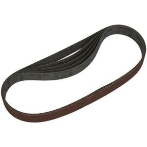 Loops 5 PACK - 25mm x 762mm Sanding Belts - 80 Grit Aluminium Oxide Slim Detail Loop Loops 5 PACK - 25mm x 762mm Sanding Belts - 80 Grit Aluminium Oxide Slim Detail Loop