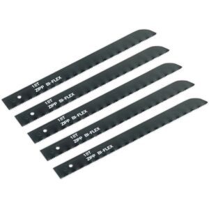 Loops 5 PACK - HSS Air Jigsaw Saw Blades - 18 TPI BLACK Reciprocating Multi Material Loops 5 PACK - HSS Air Jigsaw Saw Blades - 18 TPI BLACK Reciprocating Multi Material