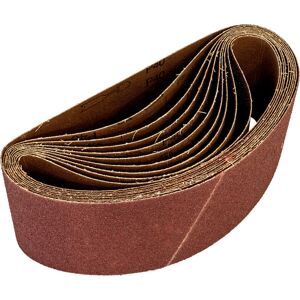 Loops 10 PACK - 100mm x 620mm Sanding Belts - 40 Grit Aluminium Oxide Cloth Backed Loops 10 PACK - 100mm x 620mm Sanding Belts - 40 Grit Aluminium Oxide Cloth Backed