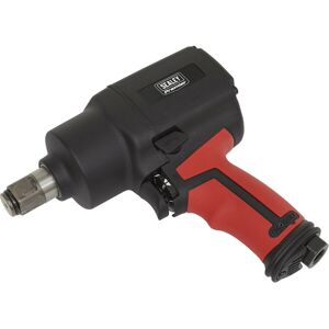 Loops Compact Air Impact Wrench - 3/4 Inch Sq Drive - Twin Hammer - 3-Speed Selector Loops Compact Air Impact Wrench - 3/4 Inch Sq Drive - Twin Hammer - 3-Speed Selector