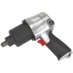 Loops Heavy Duty Air Impact Wrench - 1/2 Inch Sq Drive - Twin Hammer - Speed Selector Loops Heavy Duty Air Impact Wrench - 1/2 Inch Sq Drive - Twin Hammer - Speed Selector
